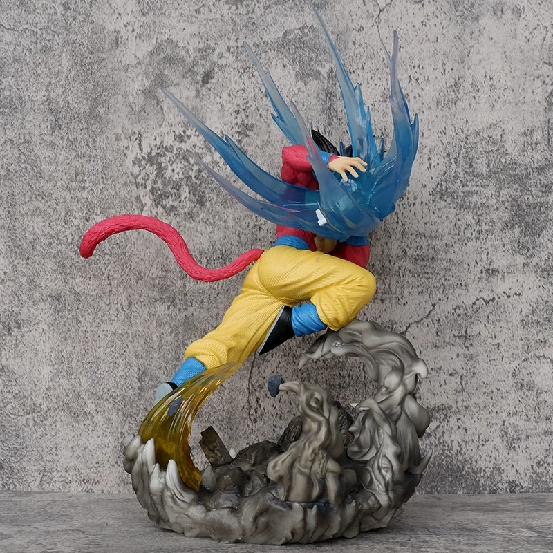 Hot Sale 42.5cm Goku Dragoned Ball Gogeta Goku Anime PVC Collection High Quality Dragoned Ball Gogeta Goku Action Figure