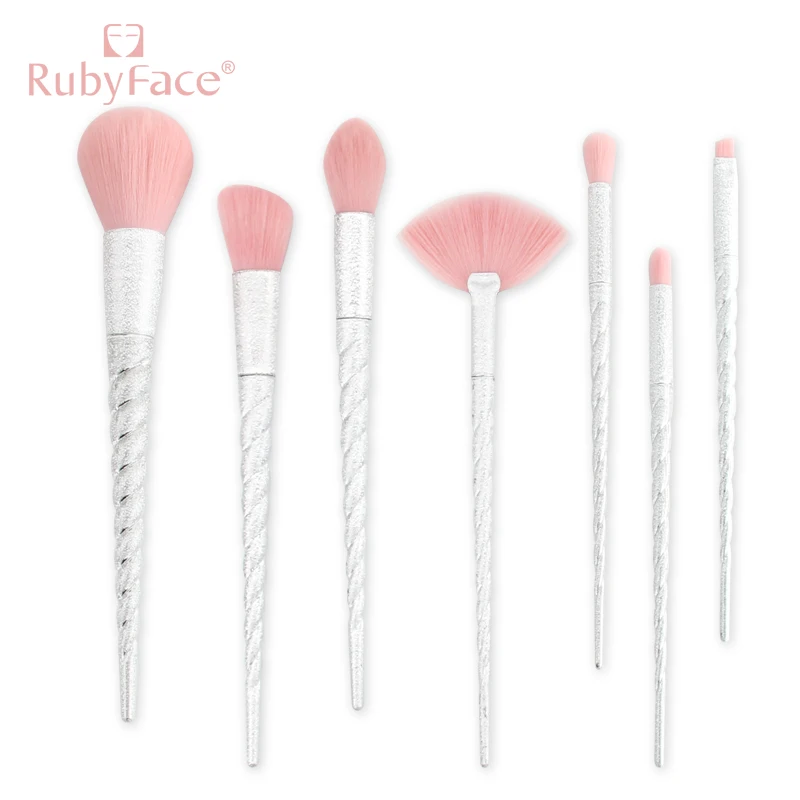 7 pcs rubyface  makeup brushes set  2020 In Stock factory supply