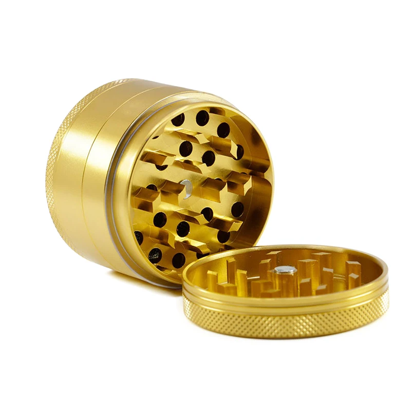 Customized Machinery Parts Aluminum Manual Herb Grinder Various Color Best Cnc Machining Tobacco Can