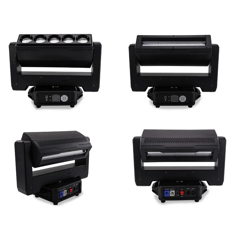 High Quality LED Pixel Zoom Bar Double sided 5*60W RGBW 4In1 Zoom Wash Strobe Moving Head Light for Dj Disco Wedding Night Club