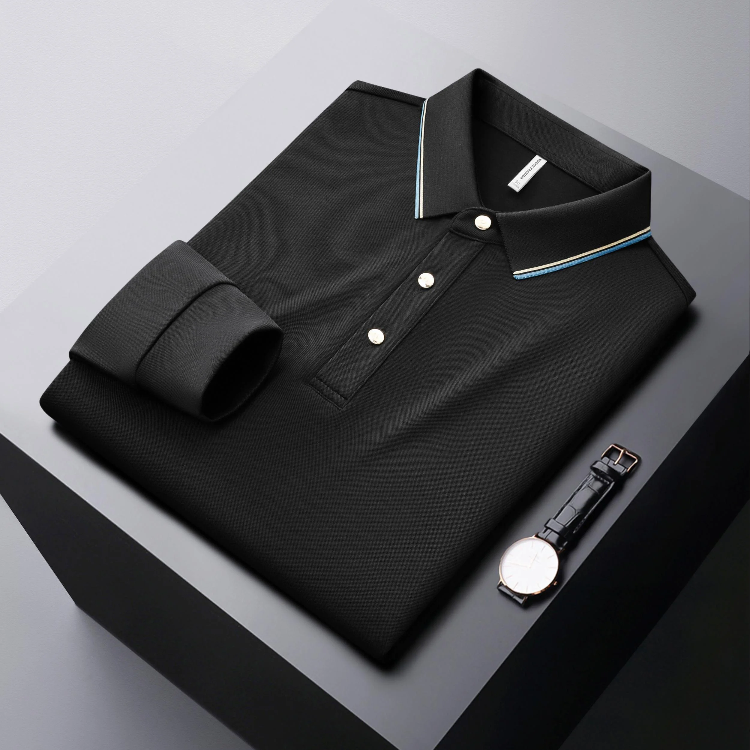 Factory Best Selling long sleeve Golf Polo T-shirts Breathable Men's Wholesale Price Golf Polo Shirts