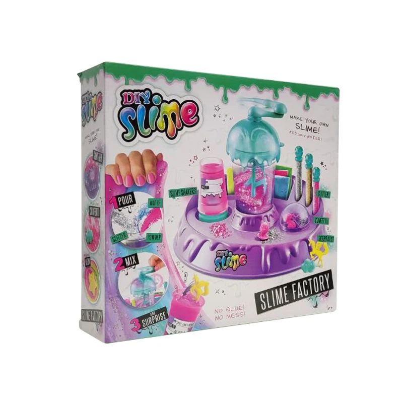 Eco Friendly  Slime Set Happy Fun Colorful DIY Slime Set For Kids