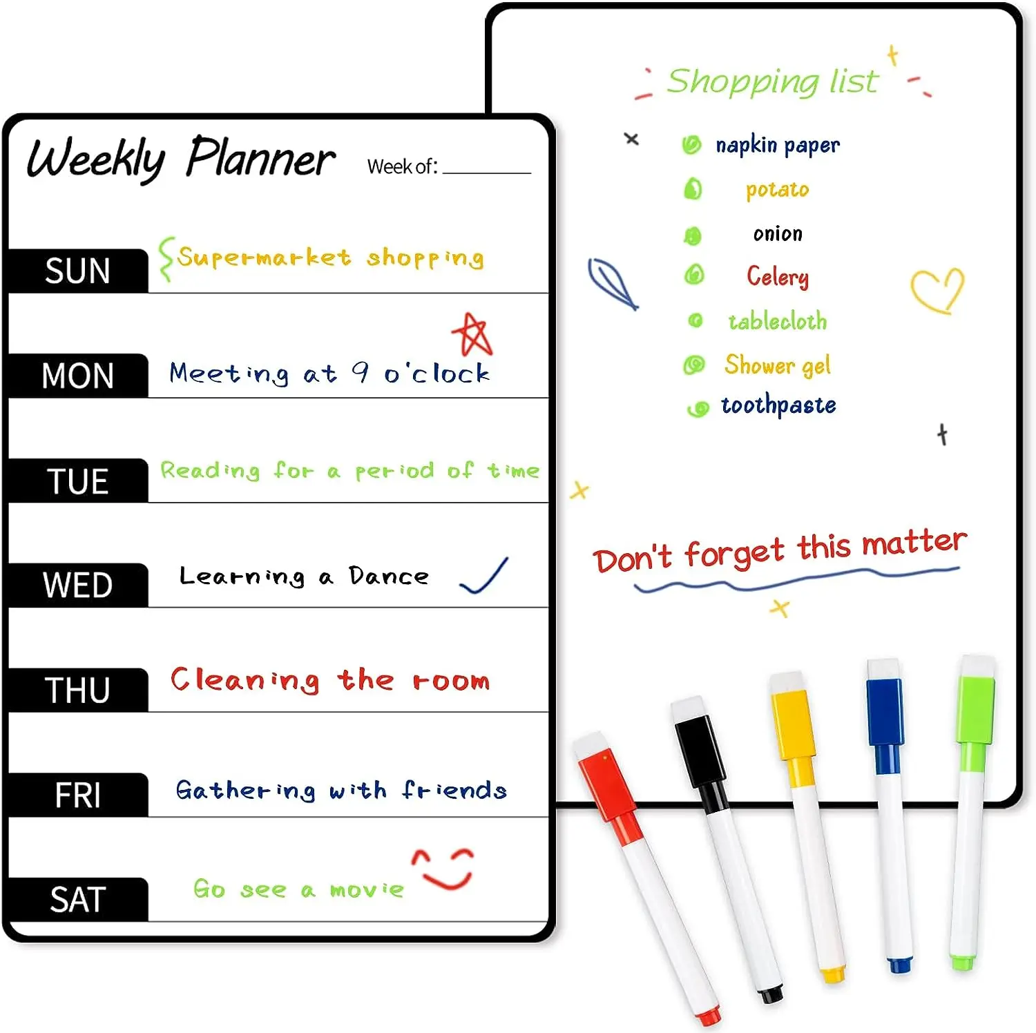 2023 to 2024 upgrade innovative custom calendar large outdoor stickers magnetic perpetual calendar