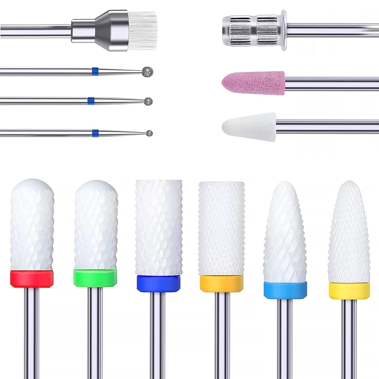 Milling Cutters Tungsten steel Milling Nail Drill Bit For Manicure Remove Gel Nails Accessories