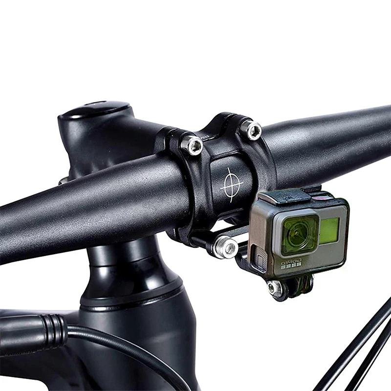 Teyssor велосипедный руль крепление стойки для Gopro кронштейн крепления камеры Адаптер переменного тока спортивной CNC сплав покрытый оксидной пленкой передняя фара велосипеда с креплением