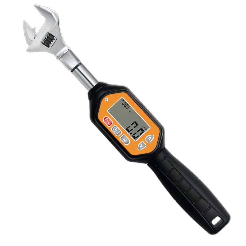 Electric torque wrench with digital display Replaceable Head 10N.m 100 N.m Auto repair tool torque meter