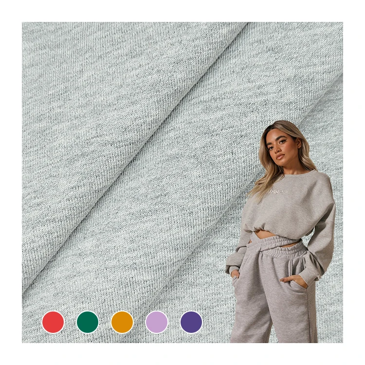 Soft Hand Feel Terry Fleece Fabric For Hoodie, Good Price Cotton Polar Fleece Fabrics For Sale/