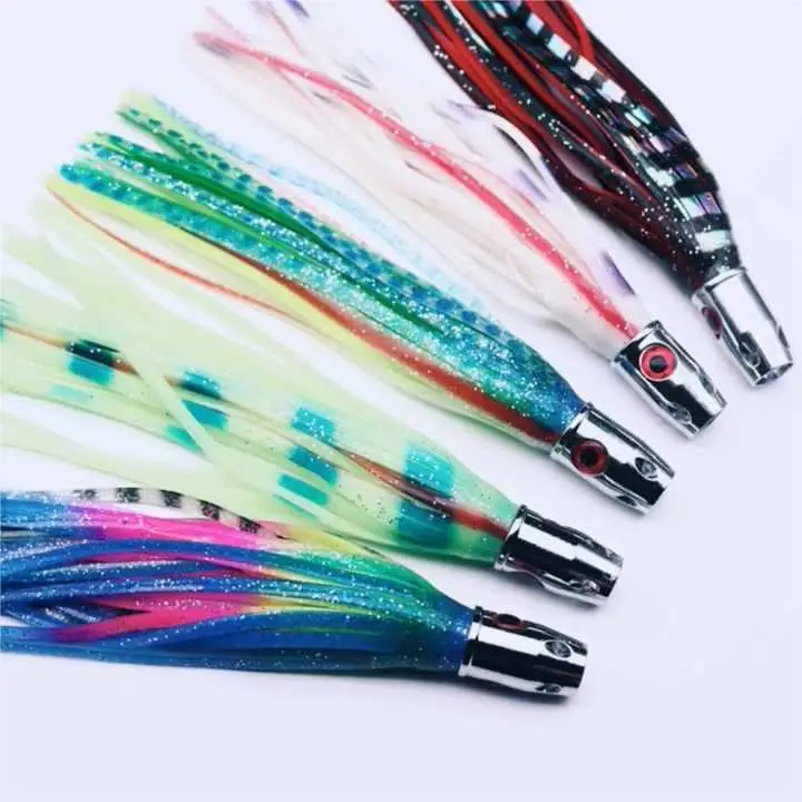 Oem 165mm 54g Deep Sea Trolling Fishing Lures Big Game Marlin Tuna Fishing Lure Portable Bionic Squid Bait Octopus Soft Lure