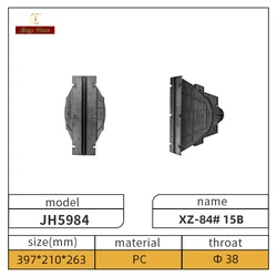 China top three JH5984 diameter 38 Compression Driver Horn for Line Array Speaker