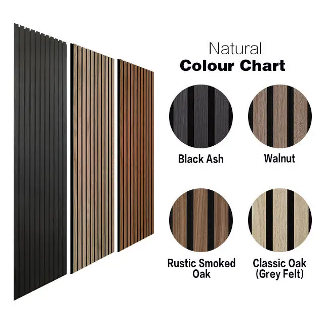 Hot Selling Curved Textured Movable Fabric Polyester Fiber Soundproof Wood Slat Foam wood acoustic wall panels