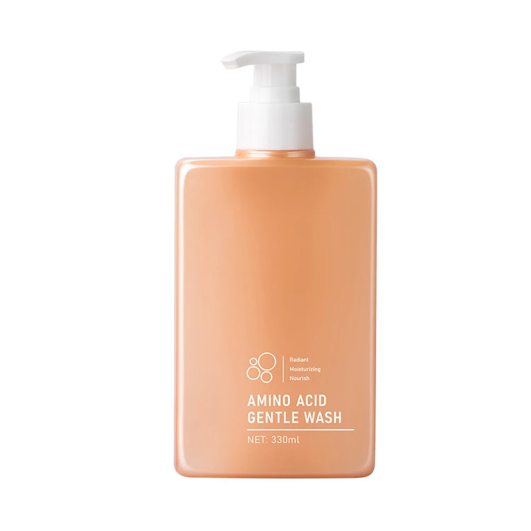 REMAX 330ml Pink Square Pet Liquid Hand Soap Pump Shampoo Plastic Bottles For Cream And Lotion
