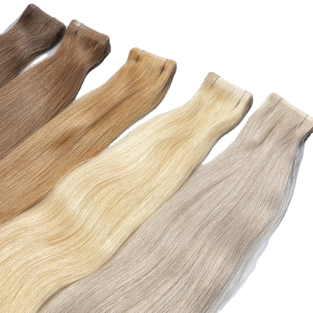 Wholesale mini tape hair extensions,invisible tape hair extensions injected tape hair extension,russian tape hair