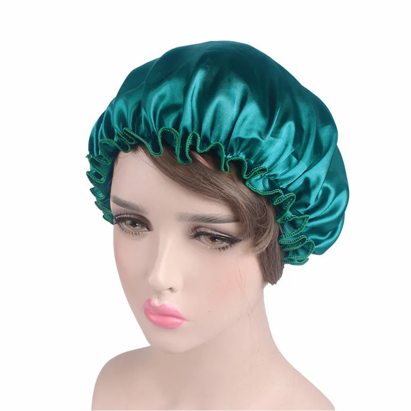 Manufacture Cheap Bonnet Curled Selvedge Hat Hair Dryer Shower Cap Salon Hair Bonnet for Women