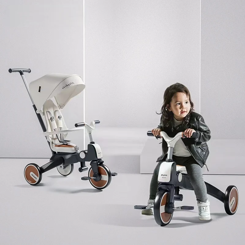 2023 New Style Baby Tricycle 4 in 1 Kids Tricycle Baby Tricycle