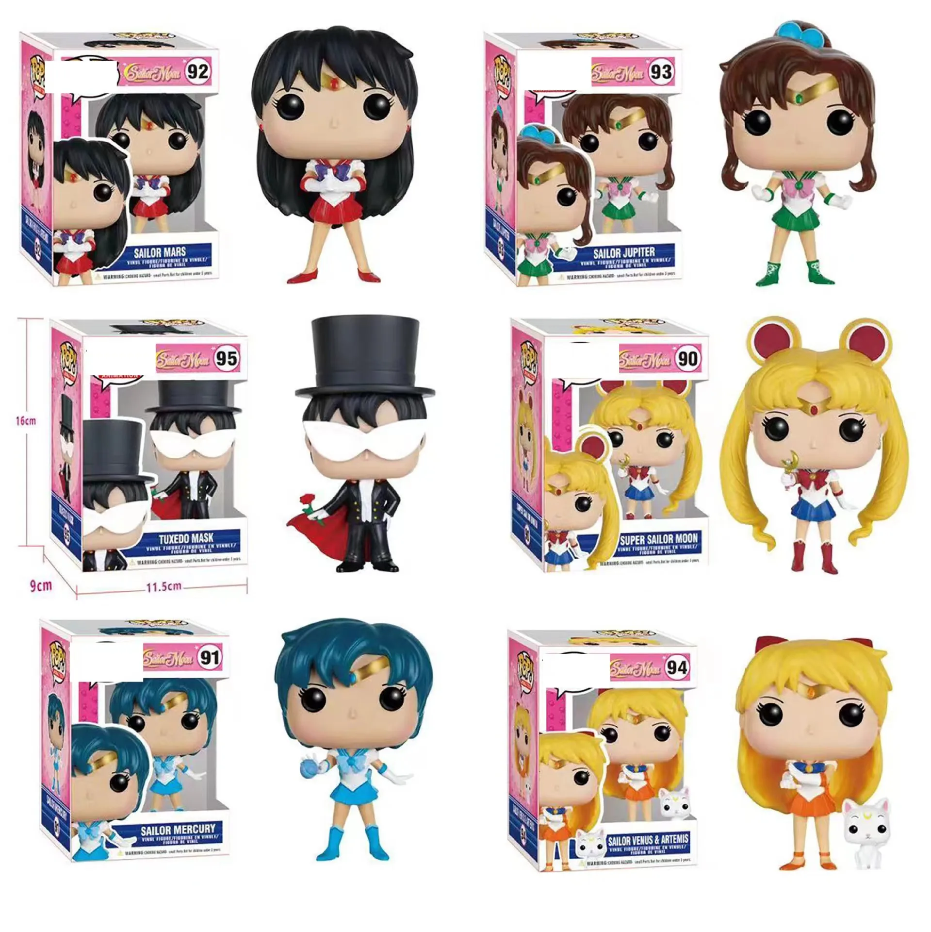 One Pieced Action Figure Japanese Anime Funkos POP Figure Goku Chanimalace Dragon Pocket POP Action Figure Color Box Unisex