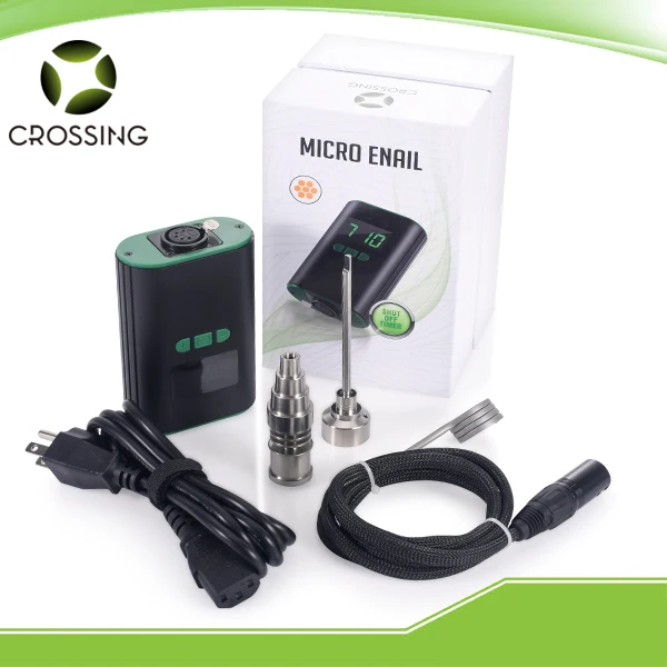 
Wholesale top selling electric mini enail 30mm heating coil 25mm quartz nail 14mm male micro enail for water bubbler 