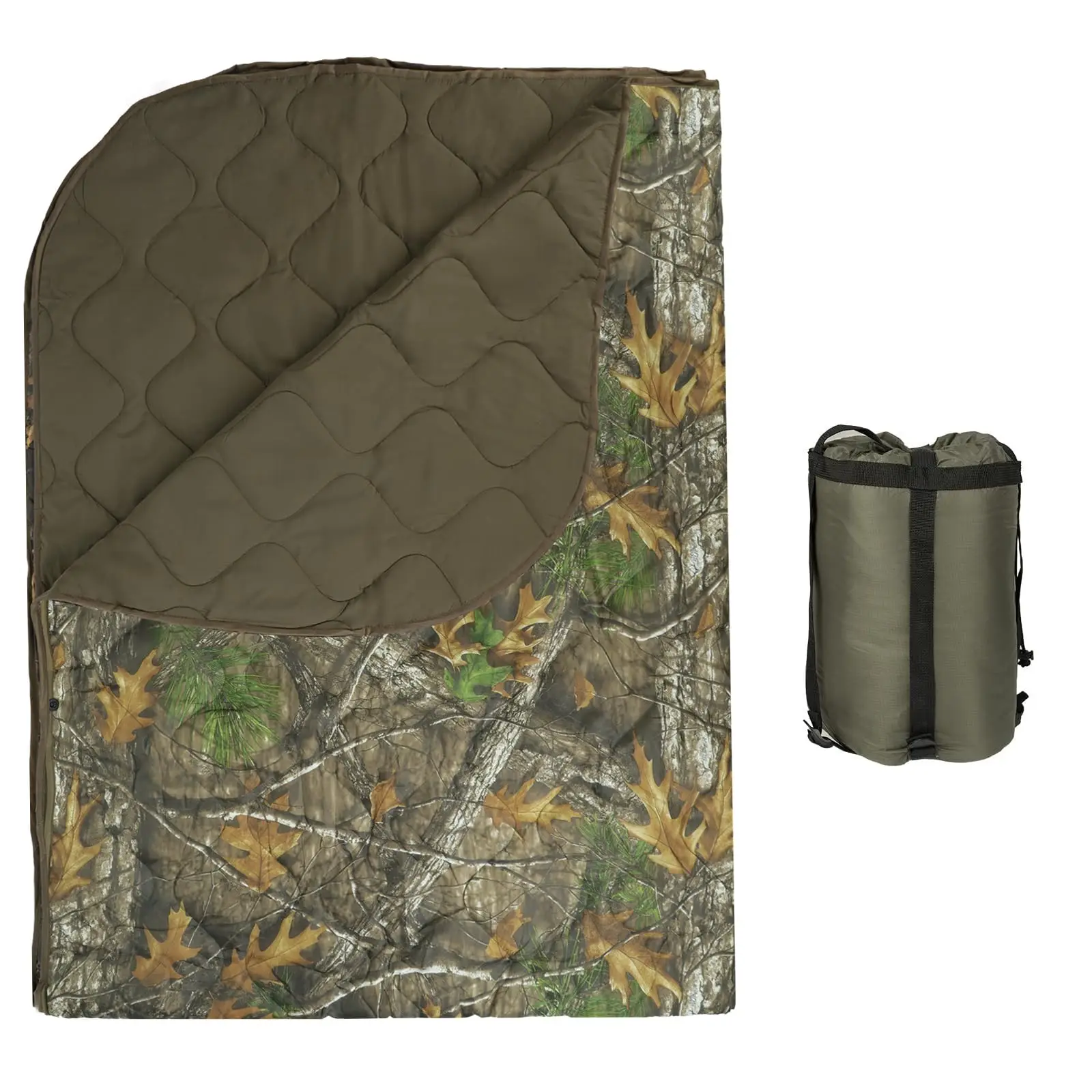 Outdoor camping Special training blanket Warm waterproof mat Multi-purpose cloak sleeping bag tent canopy hunting