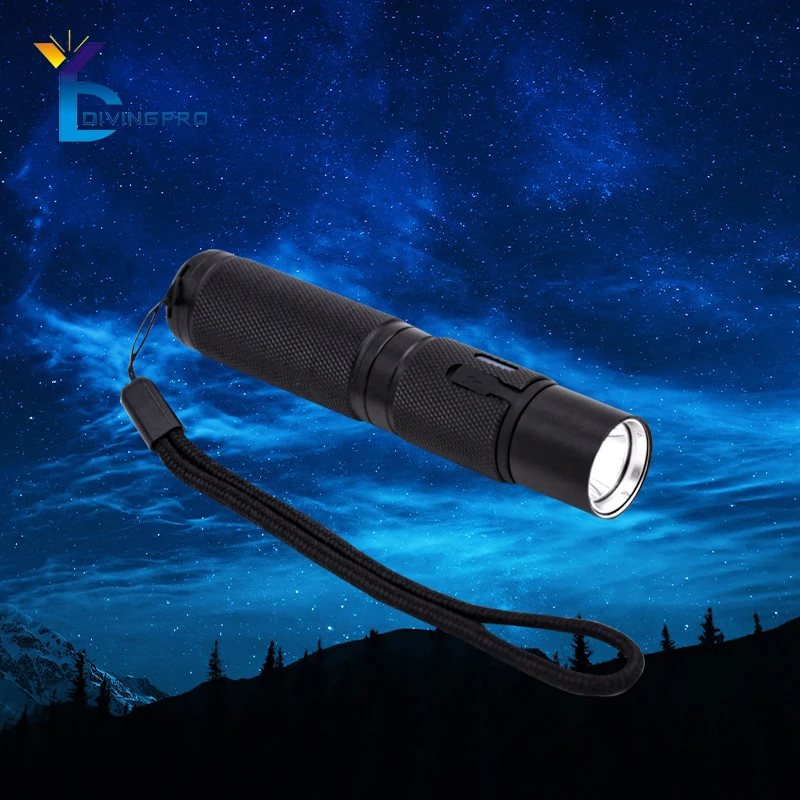 Pocket led usb Mini flashlight Rechargeable explosion-proof fire emergency torch