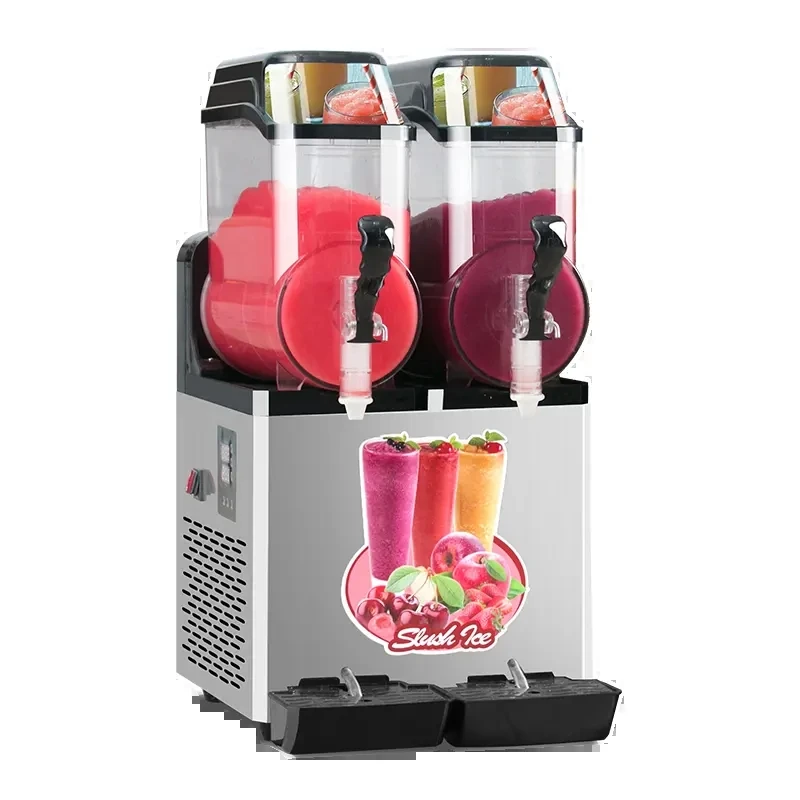2023 1Tank 3 Tank Slushy Machine Frozen Drink Margarita Machine with Heater for Food & Beverage Shops