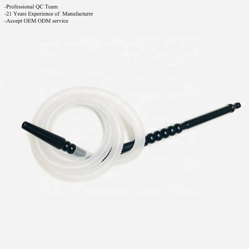 Multiple Colors New Plastic Environmental Friendly Pipe Wholesale Shisha Disposable Hookah Hose