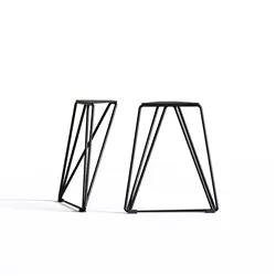 Amazon 2021 Minimalist Style Raw Steel Triangle Hairpin Legs For Coffee Dining Table Bench Durable Table Legs Furniture Base