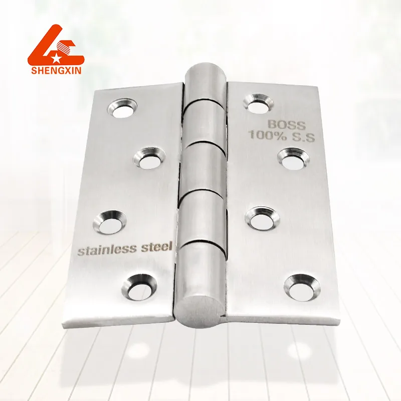 Door & Window Hinges  304 Stainless Steel Satin OEM Furniture Flat Material Origin Size Hinge