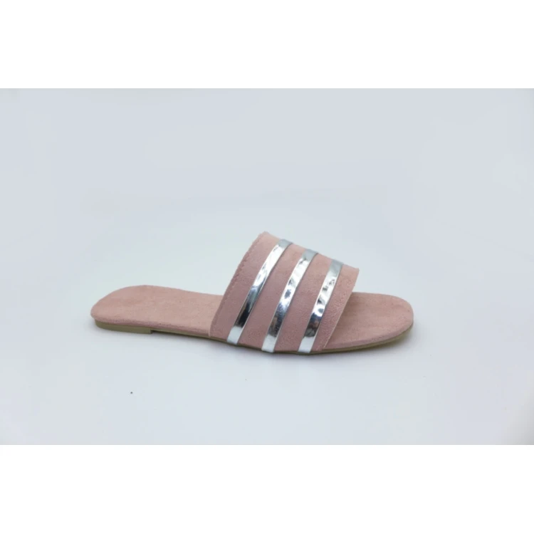 Chinese Factory Direct Sale 35-43 Size Suede Material Slides Home Slides Slippers For Women