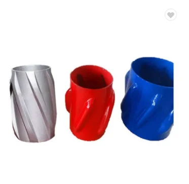 Densen customized high precision casing centralizer with spiral roller for vertical oilwell