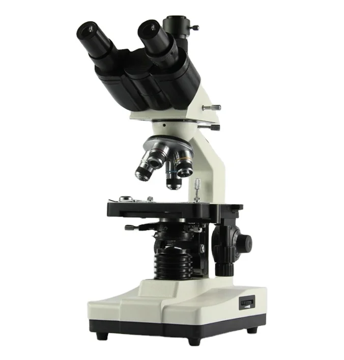 optical instrument biological microscope with Compensation Free Trinocular Head XSP-100SM