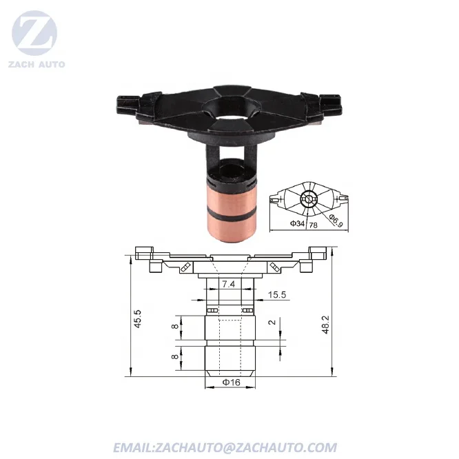 auto alternator slip ring 14179001 138441 for denso,lucas,perkins,marelli