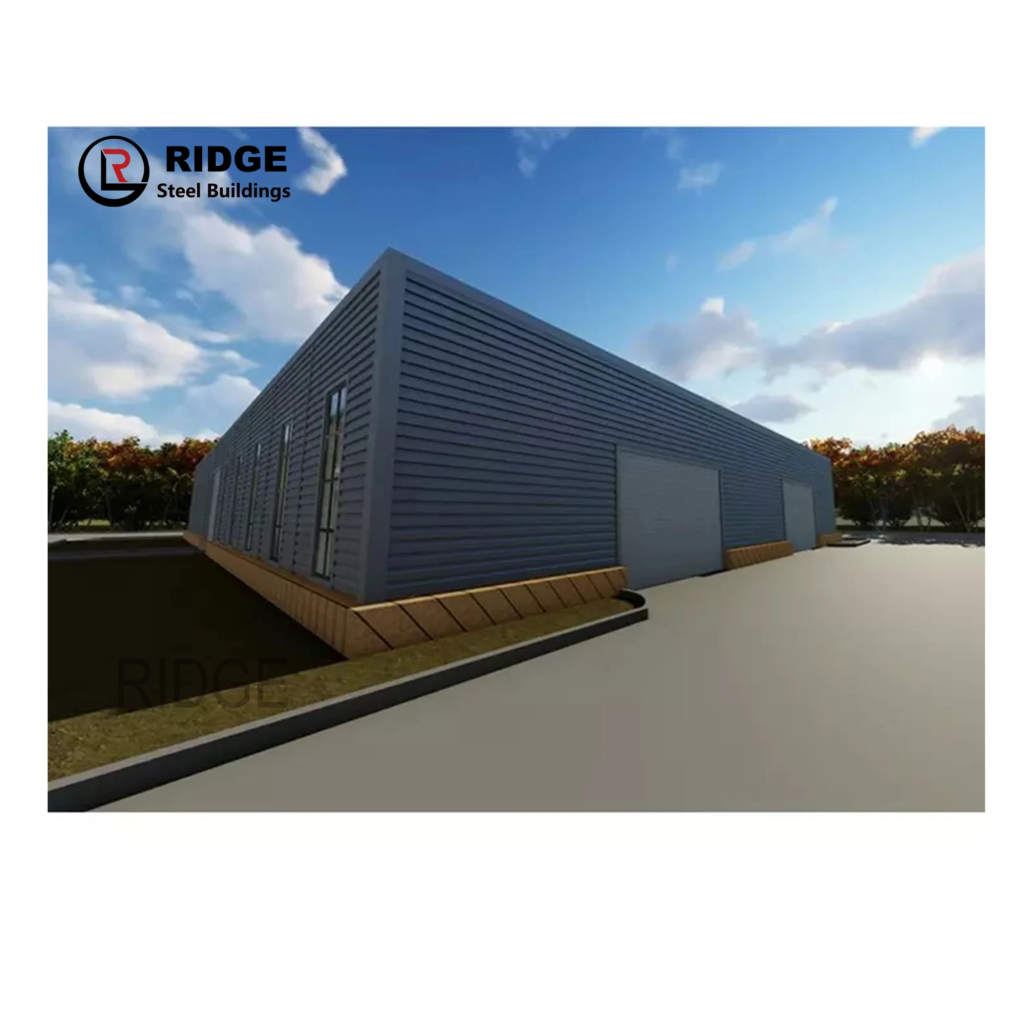 Steel Structure Warehouse Prefabricated Building Steel Shed Prefabricated Workshop Metal Building Materials Steel Building