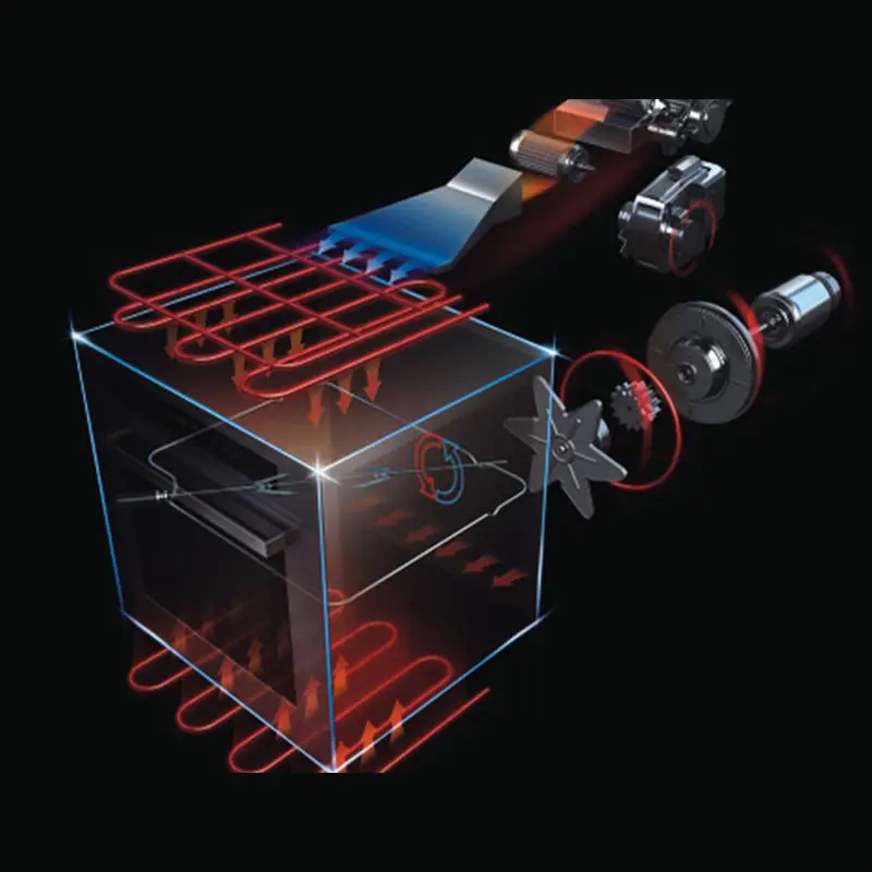 Quality Assurance Mechanical Control Electronic Alarm Timer Setting 75L 4-burner Gas Cooking Range With Oven