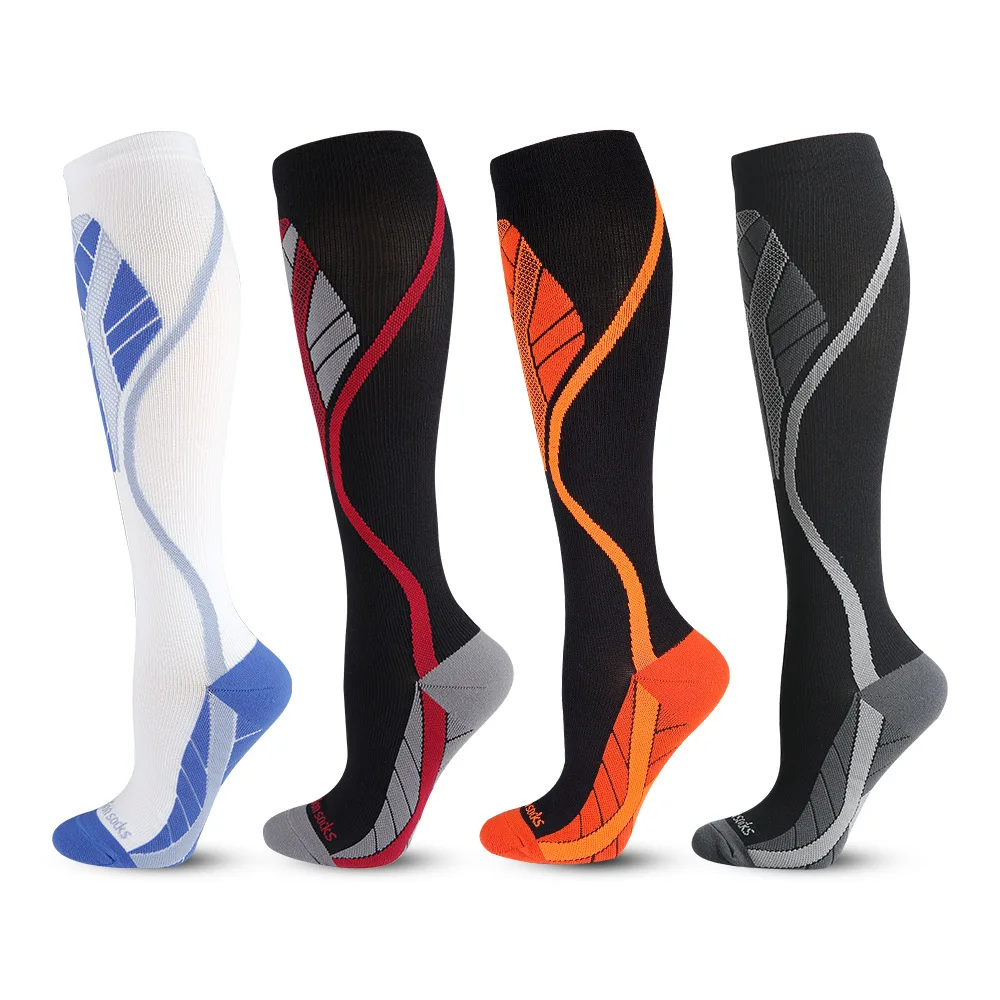 Free sample factory wholesale multicolor customizable sports socks compression socks