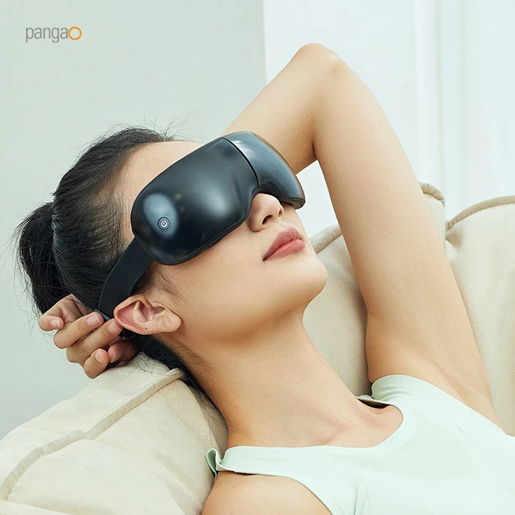 Health Care Products Rechargeable Foldable Smart Eye Care Electric Vibration Eye Massager Apparatus with Heat Compression