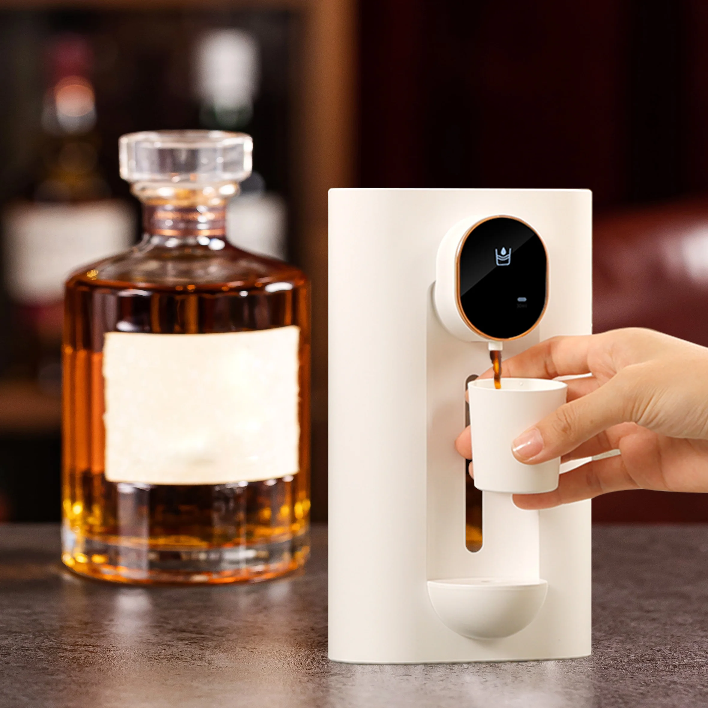 Wine Gift Automatic Wine Aerator Electric Wine Dispenser with Two Cups