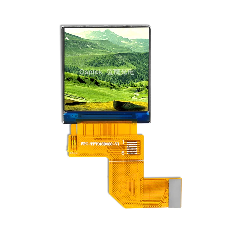 customization FPC 30 PIN 1.3 Inch TFT lcd IPS display panel full color led Interface MCU8BIT screen module