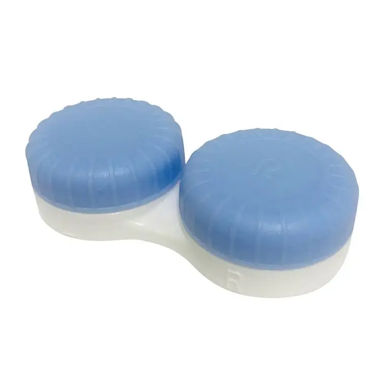 
colorful portable custom logo contact lens partner case lenses care case Dual Lens Case Accessories Container portable 
