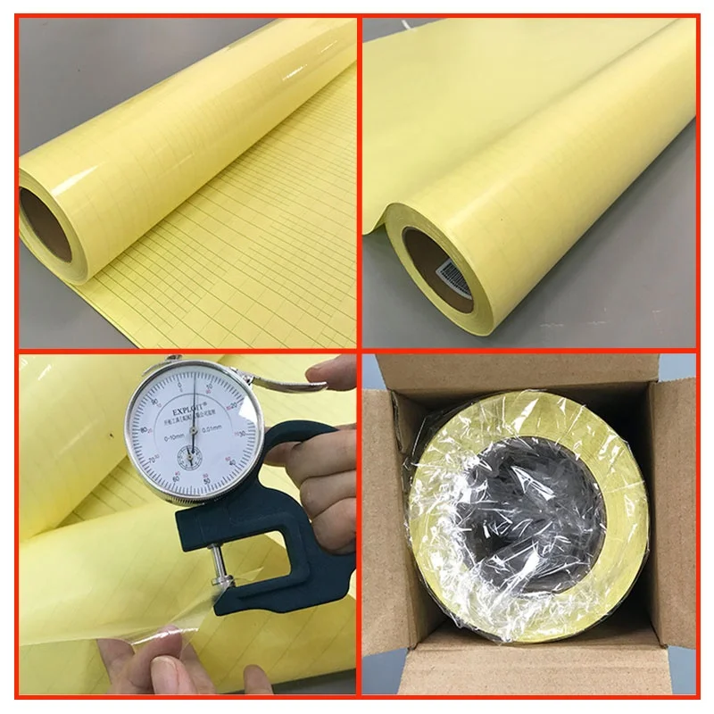 Adhesive Film Laminating Pouches Backing Paper Transparent Soft Outdoor PVC Cling Film Jumbo Roll For Food Plastic Wrap