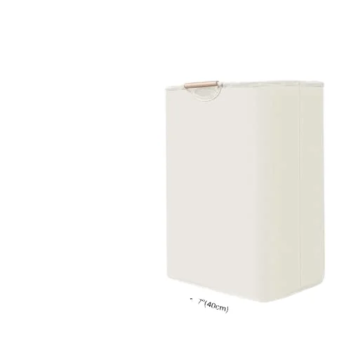 Modern Wood Storage Basket Clothes Laundry Hamper Foldable Storage Box Toys Organizer