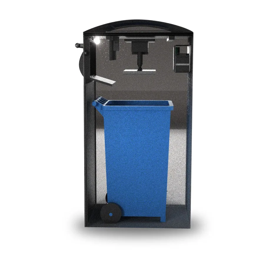 Smart Compactor Bins with Solar Panels for Urban Waste Management