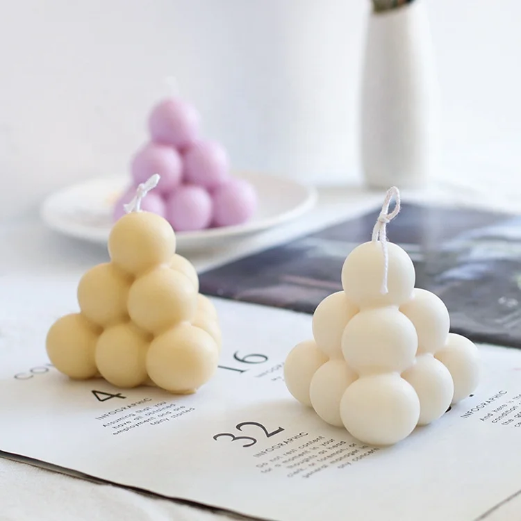 Geometric Ten-ball Planet Candle Silicone Mold Plaster Molds for Candle Making Supplies