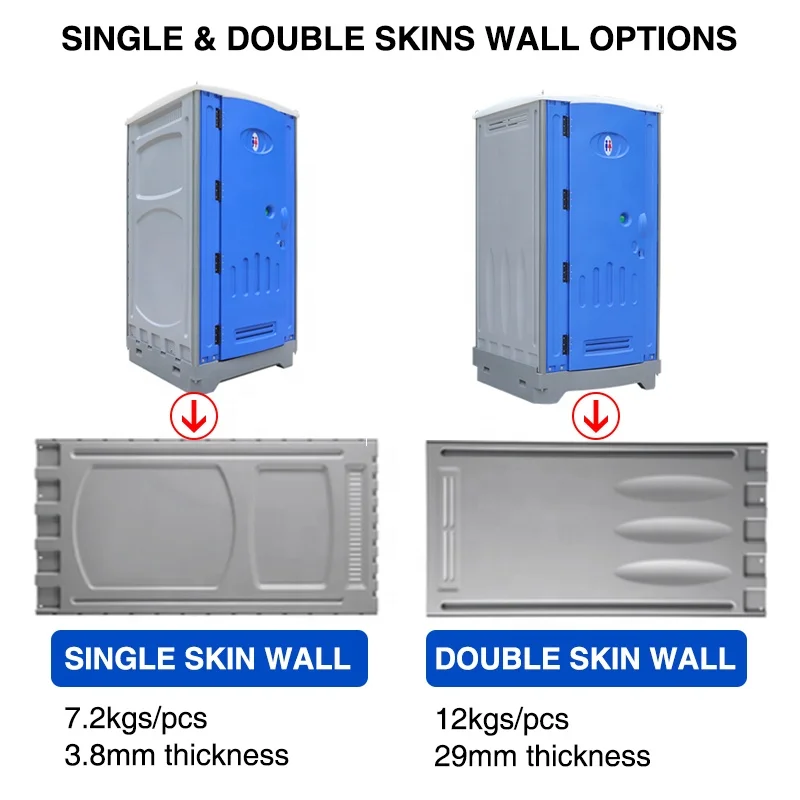 290 Litres Waste Tank HDPE Plastic Polyportables Bathroom For Outdoor Event toilette mobile portable toilet