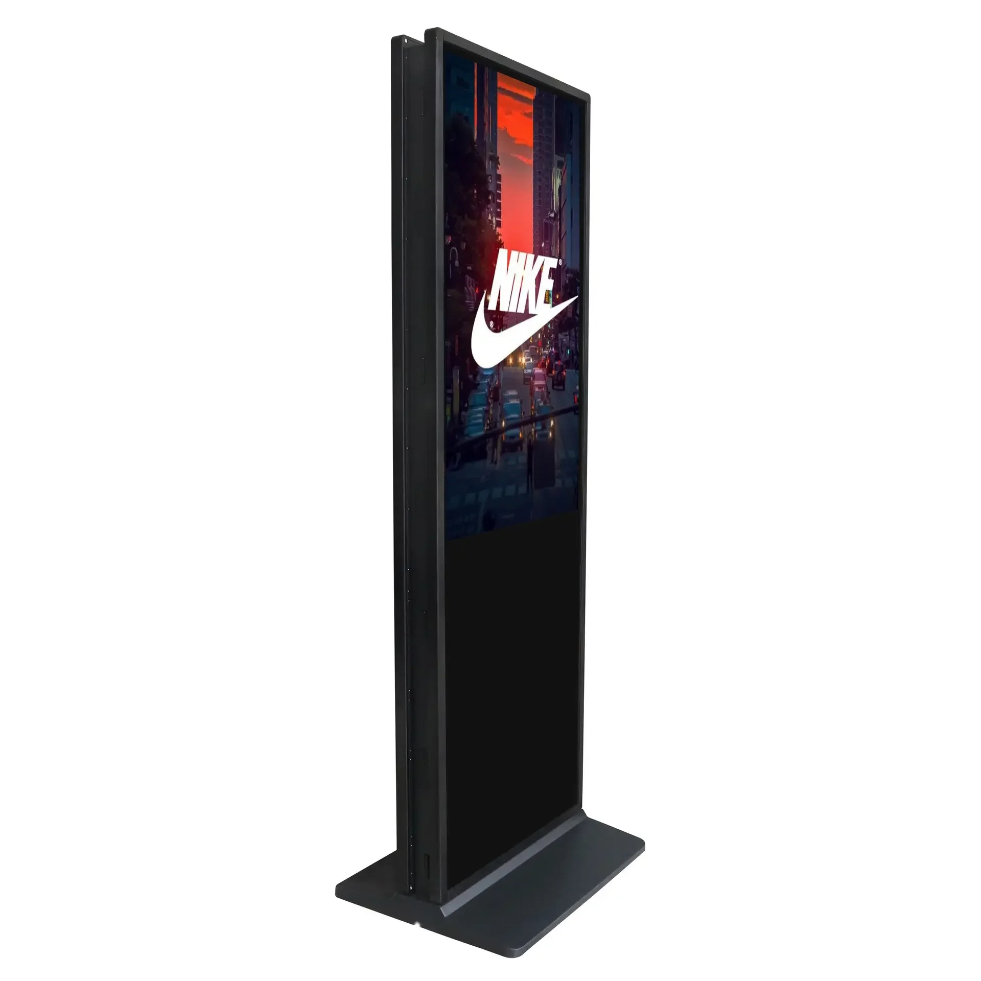 Double Sides 55 65 Inch 2K 4K Indoor Outdoor Floor Standing Support 4G WIFI Android Advertising High Brightness Digital Signage