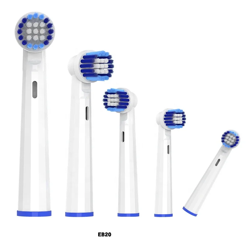 Hot Sale Rotating PrecisionClean Toothbrush Bristle Head Replacement Toothbrush Heads Compatible With Oral