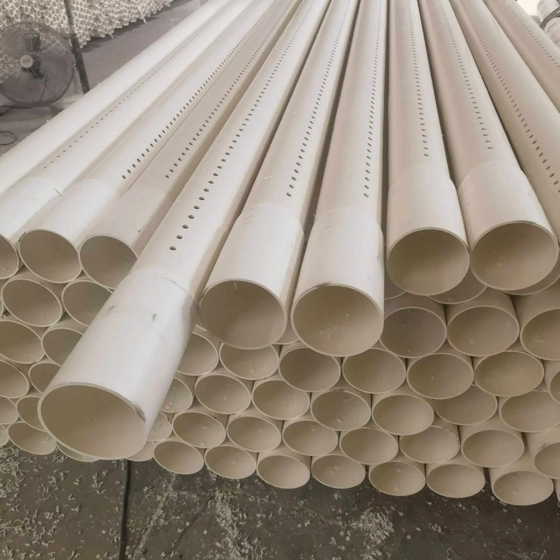 OEM ODM 4-Inch PVC Drainage Perforated Pipes with Holes