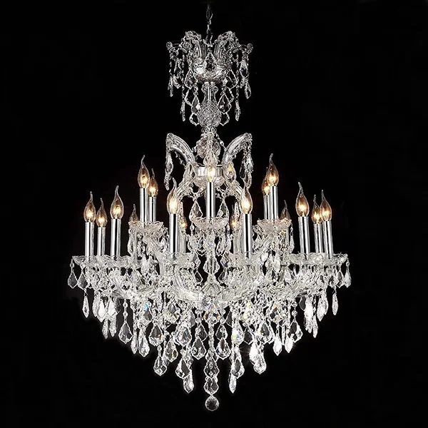 Classic Maria Theresa Candle Chandelier European Royal Cut Crystal Chandelier for Villa Hotel Living Room