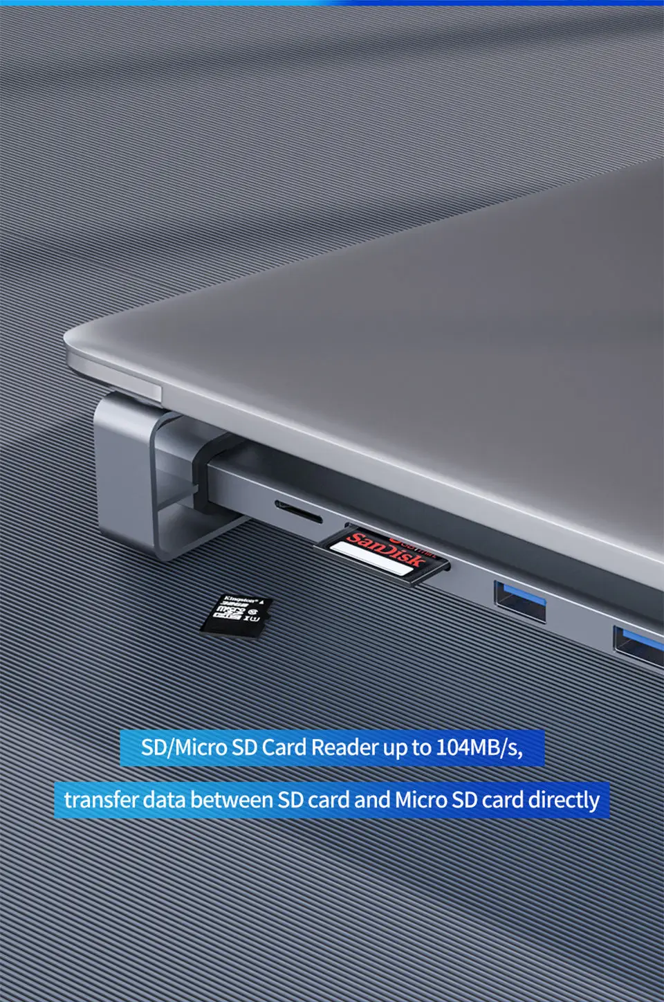 Многофункциональный usb-концентратор 10 в 1