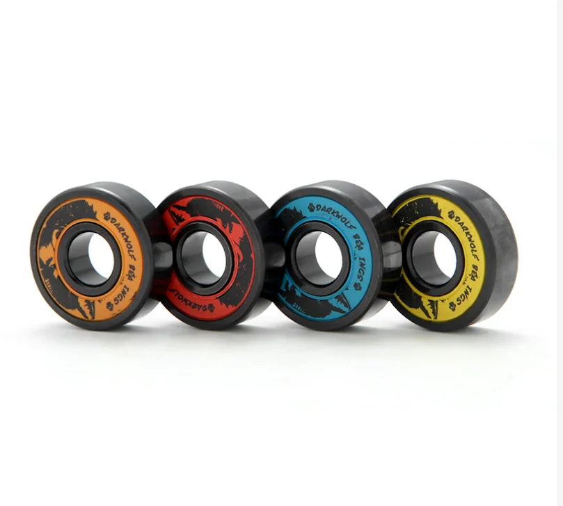 Wholesale Multicolor Custom Deep Groove Ball Roller 608 Skateboard Bearings
