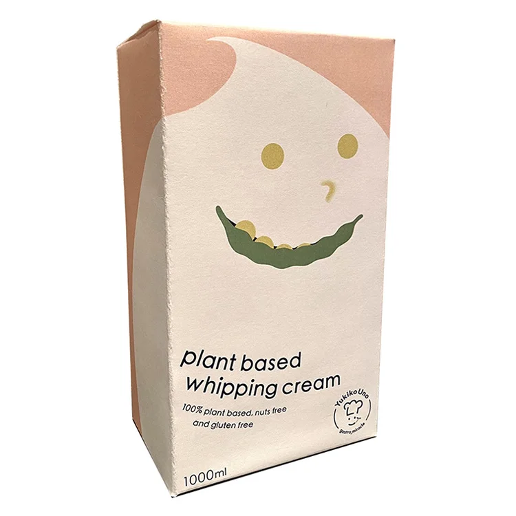 Japanese plant based whipping cream pea ingredient healthy snack