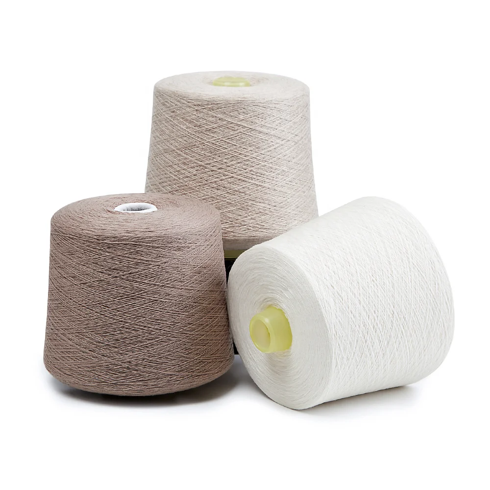 6% Wool 20% Lyocell 25%Acrylic 20% Nylon 29% PBT Wool Lyocell Core Spun Dyed Knitting Yarn